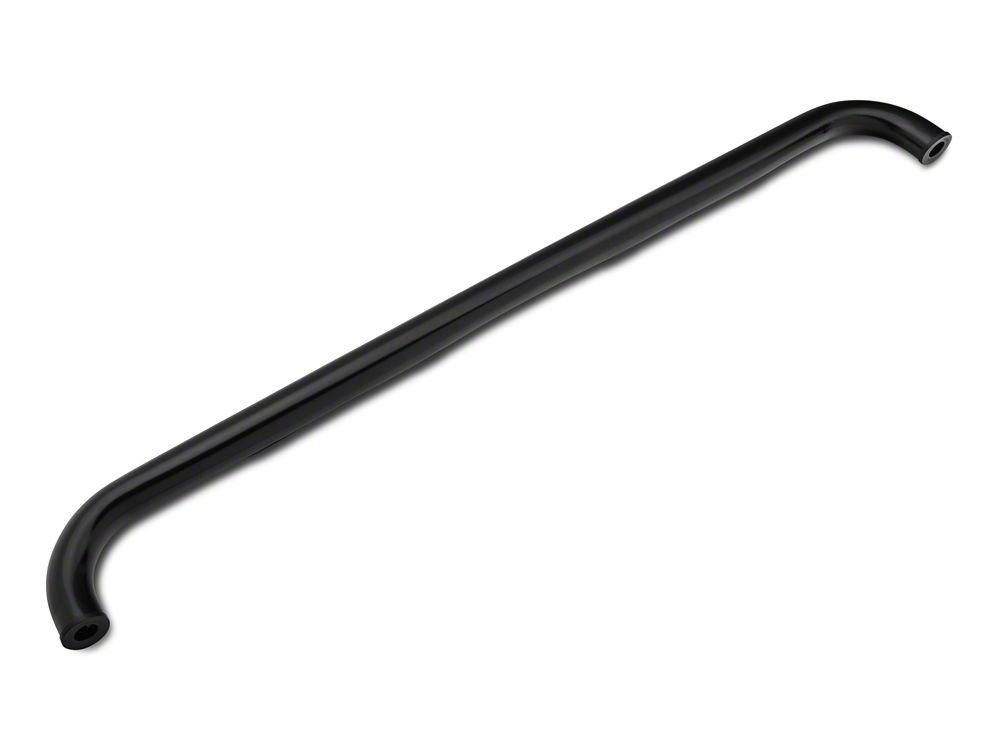 Barricade 3-Inch Round Curved Side Step Bars; Gloss Black (04-08 F-150)
