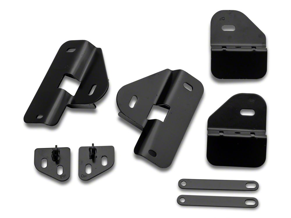 Barricade 3-Inch Round Curved Side Step Bars; Gloss Black (09-14 F-150)