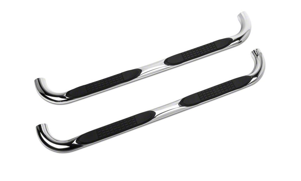 Barricade 3 Inch Side Step Bars; Stainless Steel (97-03 F-150)