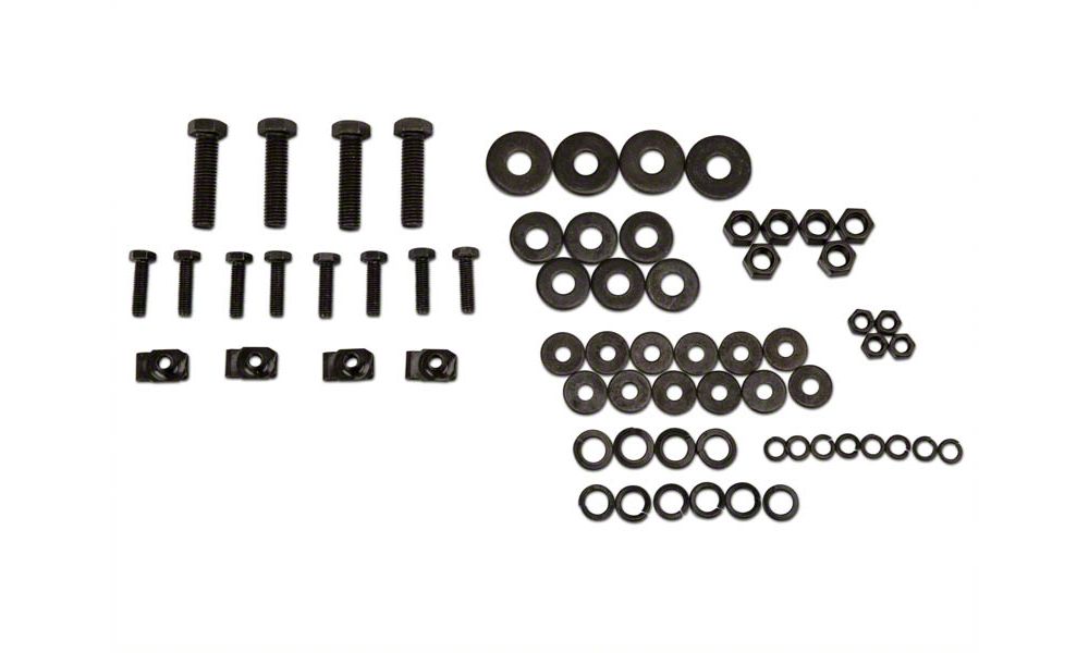 Barricade 4-Inch Oval Bent End Side Step Bars; Gloss Black (04-08 F-150)