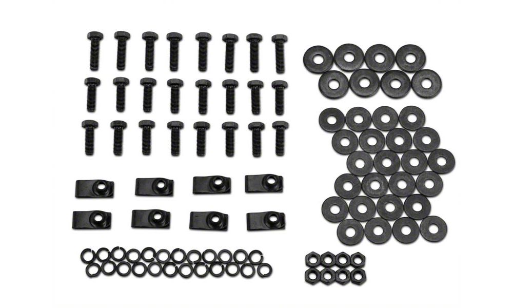 Barricade 4-Inch Oval Straight End Side Step Bars; Gloss Black (09-14 F-150)