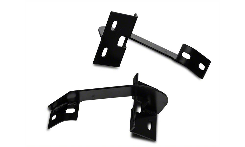 Barricade 6-Inch Oval Straight End Side Step Bars; Gloss Black (09-14 F-150 SuperCab, SuperCrew)