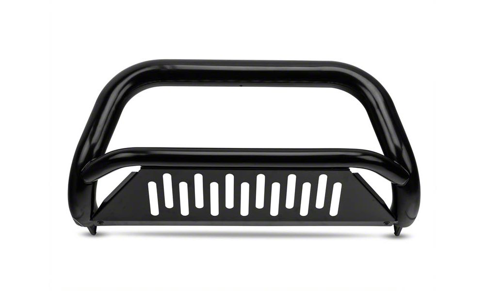 Barricade 3-Inch Bull Bar with Skid Plate; Gloss Black (11-25 2.7L/3.5L EcoBoost F-150, Excluding Raptor)