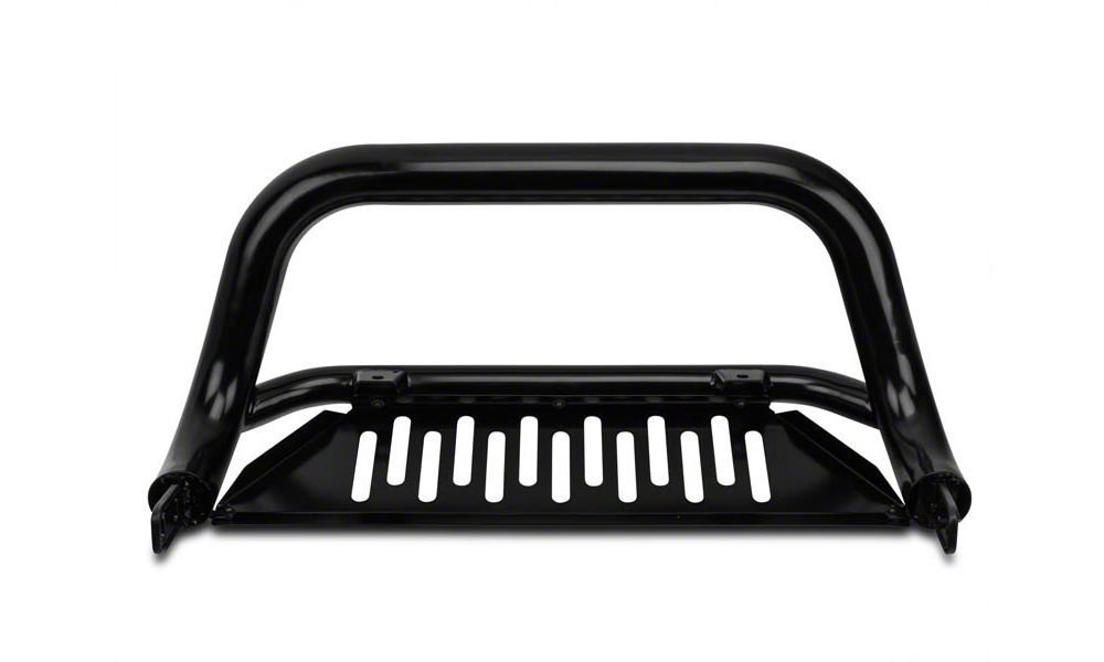 Barricade 3-Inch Bull Bar with Skid Plate; Gloss Black (11-25 2.7L/3.5L EcoBoost F-150, Excluding Raptor)