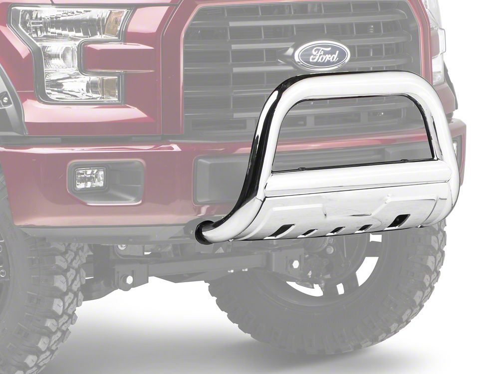 Barricade 3.50-Inch Bull Bar; Stainless Steel (04-25 F-150, Excluding Raptor)