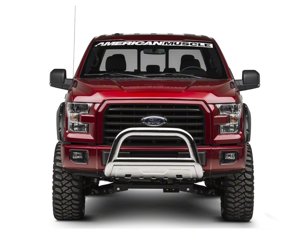 Barricade 3.50-Inch Bull Bar; Stainless Steel (04-25 F-150, Excluding Raptor)