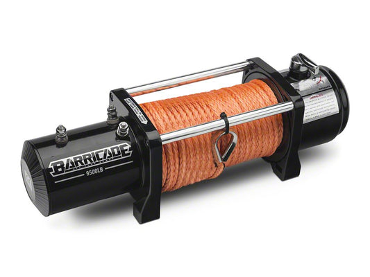Barricade 9,500 lb. Winch with Synthetic Rope and Wireless Control (Universal; Some Adaptation May Be Required)