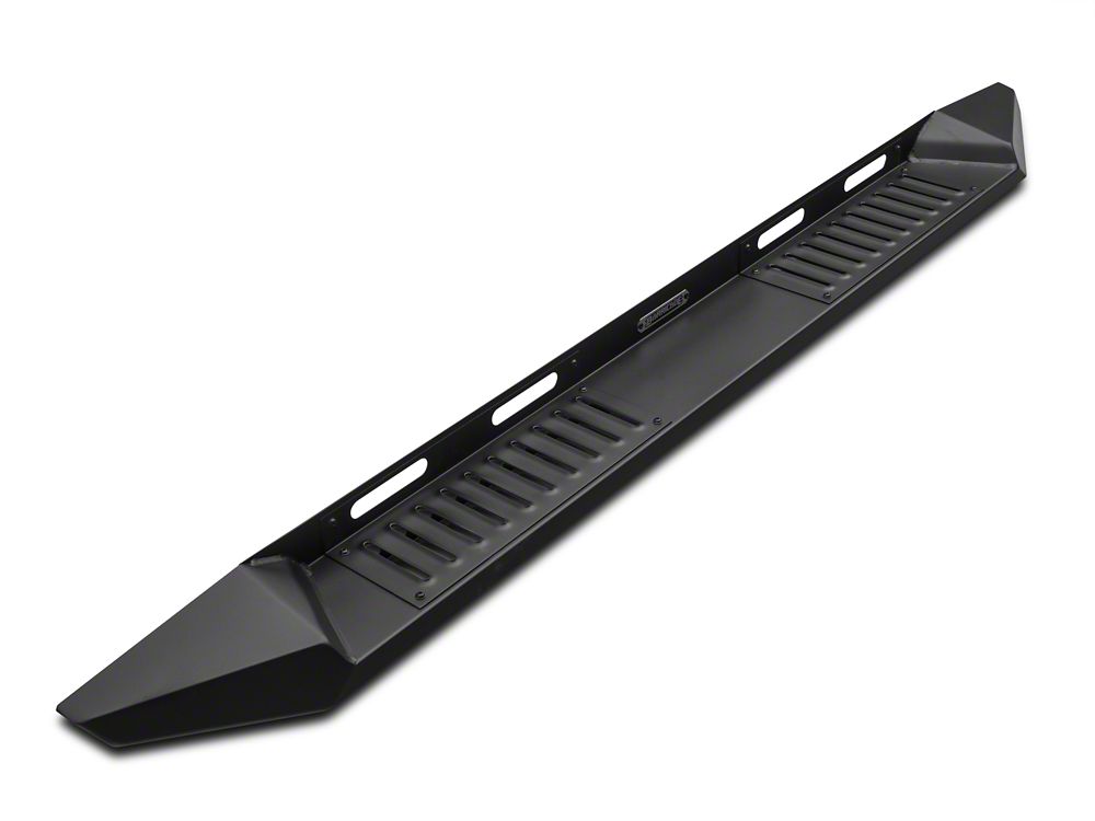 Barricade HD Steel Running Boards; Black (09-14 F-150 SuperCab, SuperCrew)