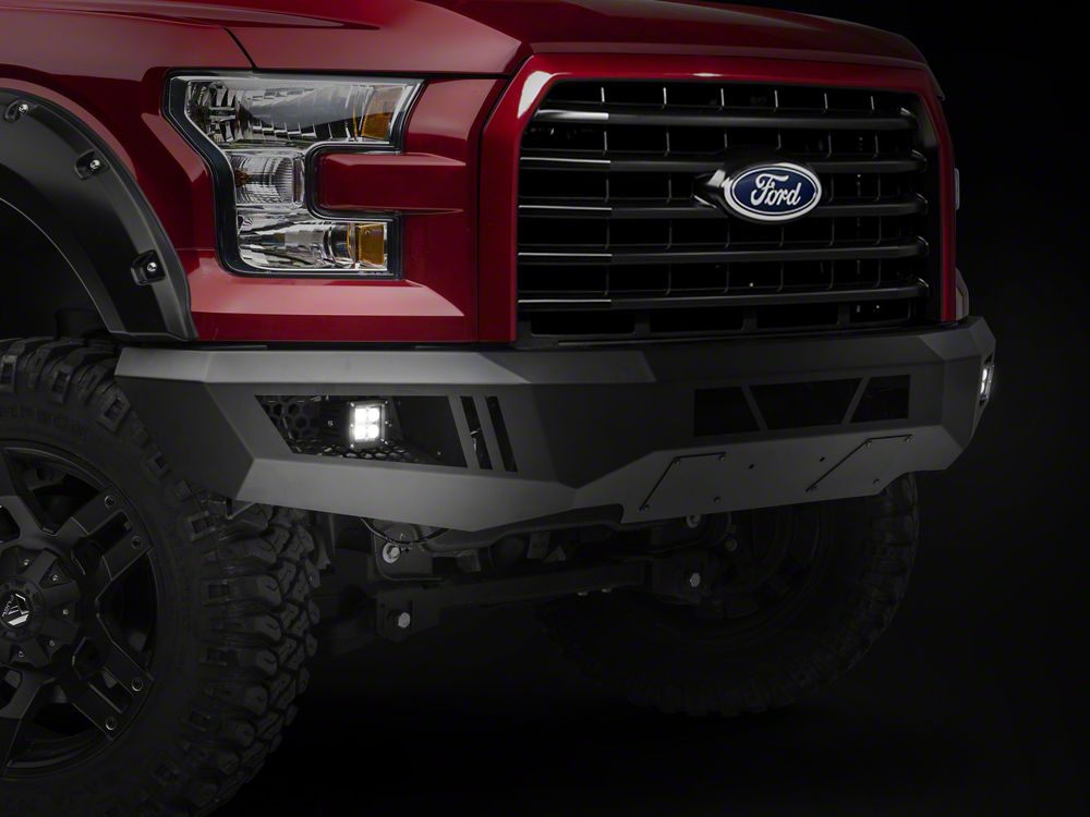 Barricade Extreme HD Front Bumper with LED Fog Lights (15-17 F-150, Excluding Raptor)