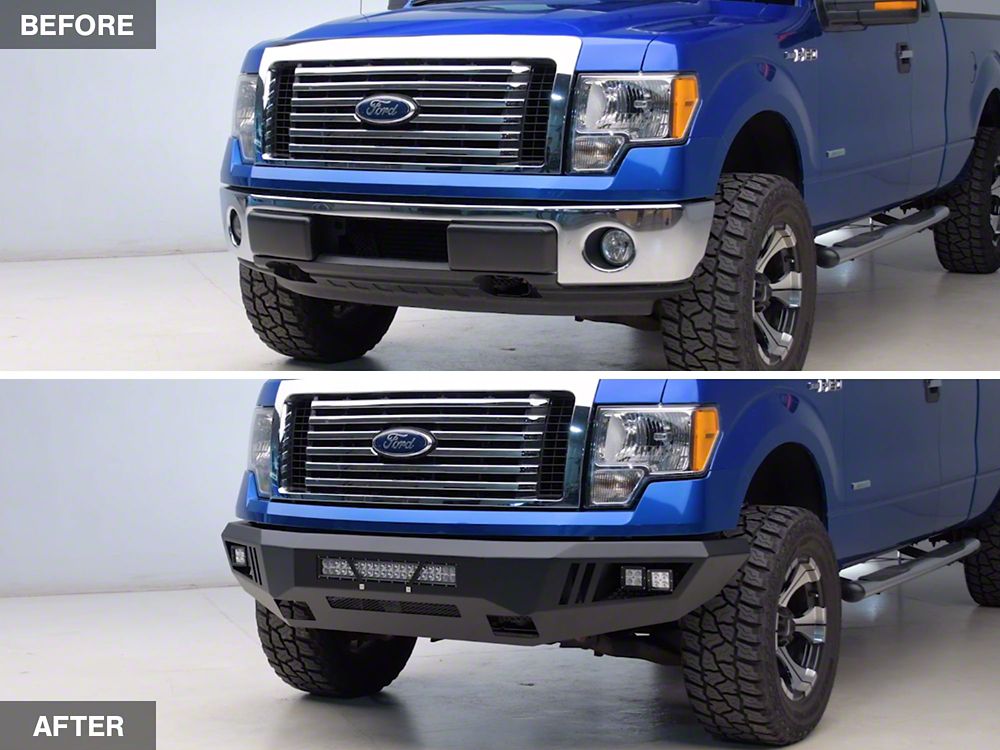 Barricade Extreme HD Front Bumper with LED Light Bar, Fog and Spot Lights (09-14 F-150, Excluding Raptor)