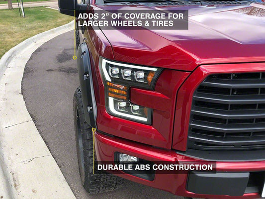 Barricade Premium Molded Fender Flares (15-17 F-150, Excluding Raptor)