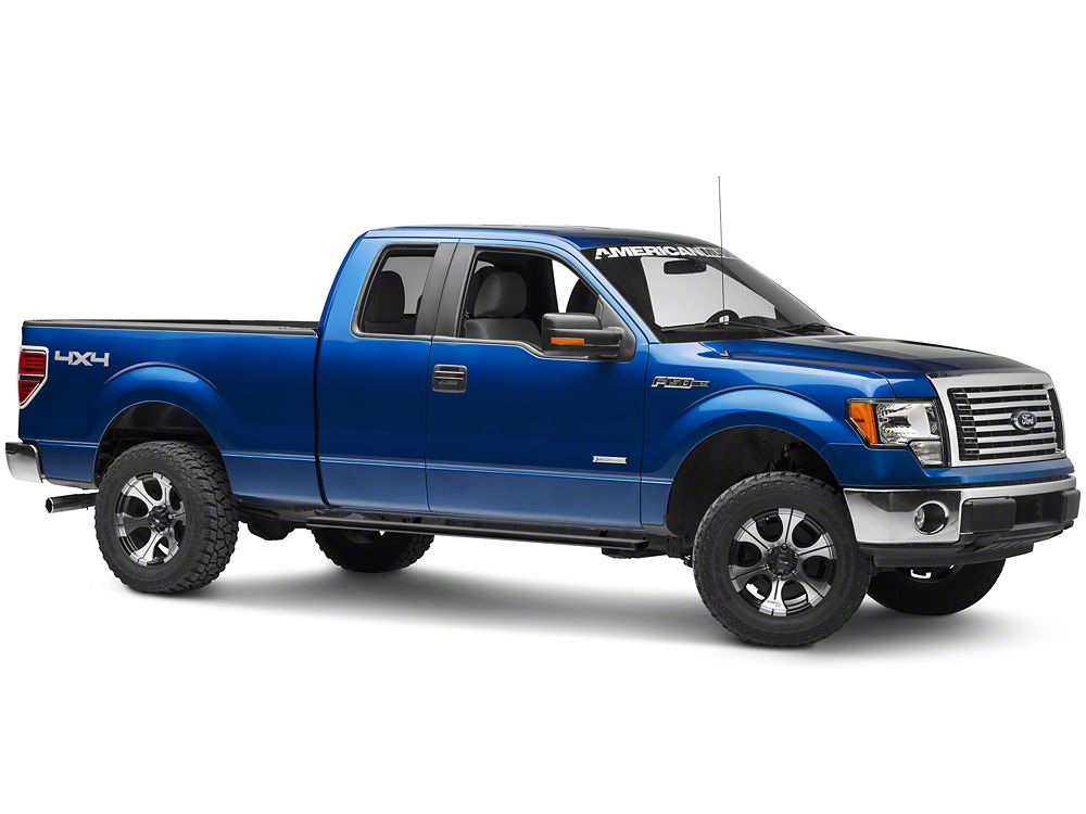 Barricade Aluminum Running Boards; Black (09-14 F-150)