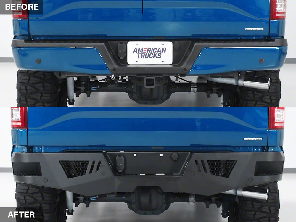 Barricade Extreme HD Rear Bumper for Factory Hitches (15-20 F-150, Excluding Raptor)