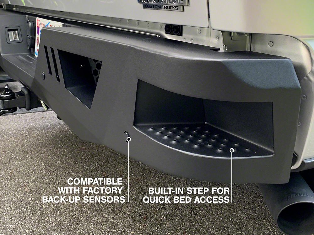 Barricade Extreme HD Rear Bumper for Factory Hitches (15-20 F-150, Excluding Raptor)