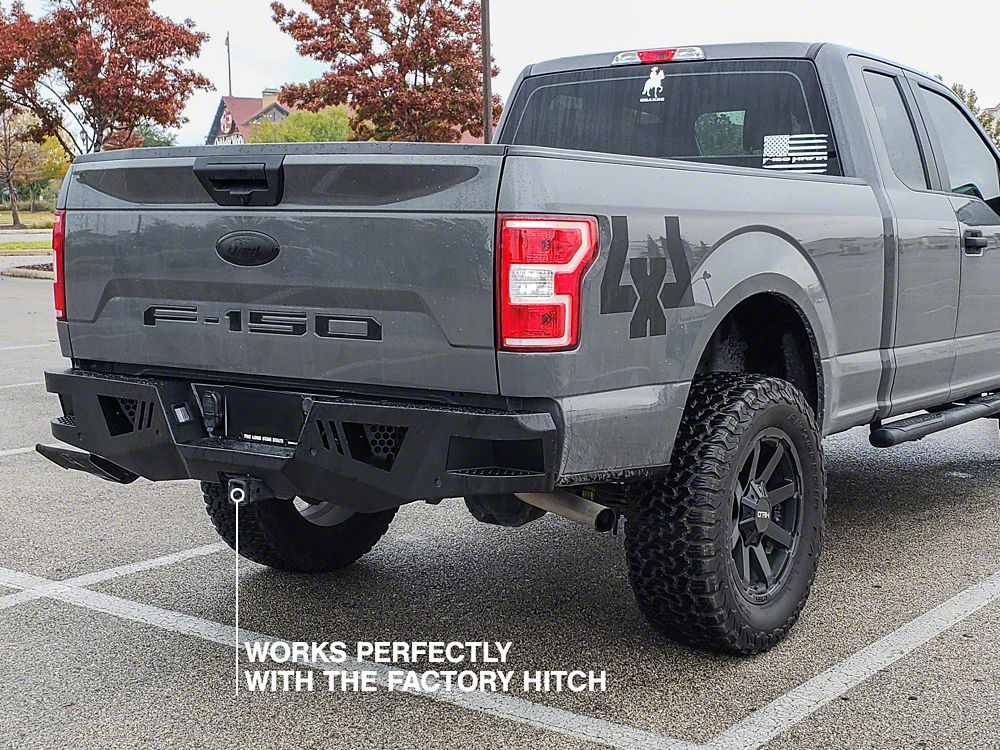 Barricade Extreme HD Rear Bumper for Factory Hitches (15-20 F-150, Excluding Raptor)