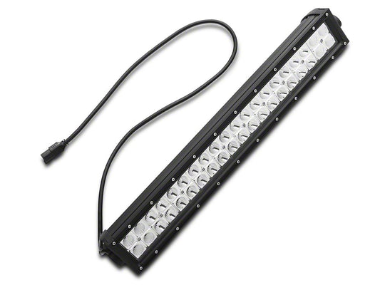 Barricade HD Bull Bar with Skid Plate and 20-Inch LED Dual-Row LED Light Bar; Polished SS (04-25 F-150, Excluding Raptor)