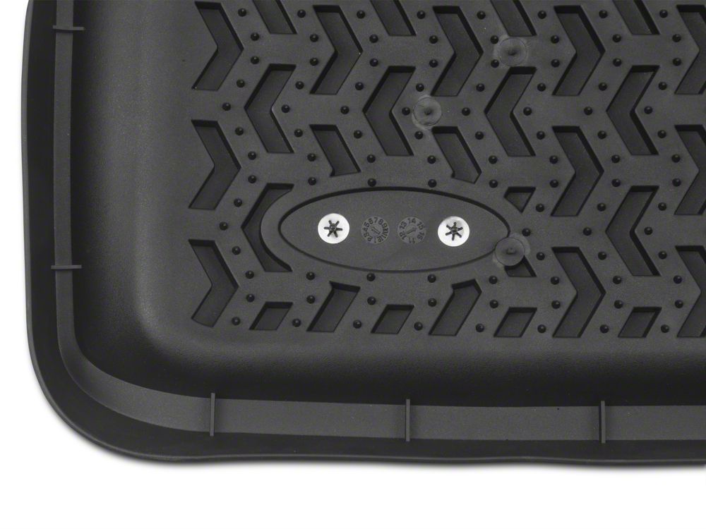Barricade Rear Floor Mat; Black (97-08 F-150 SuperCab; 04-08 F-150 SuperCrew)