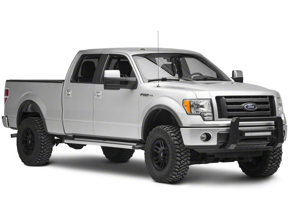 Barricade XHD Bull Bar with Dual Row LED Light Bar; Black (04-25 F-150, Excluding Raptor)