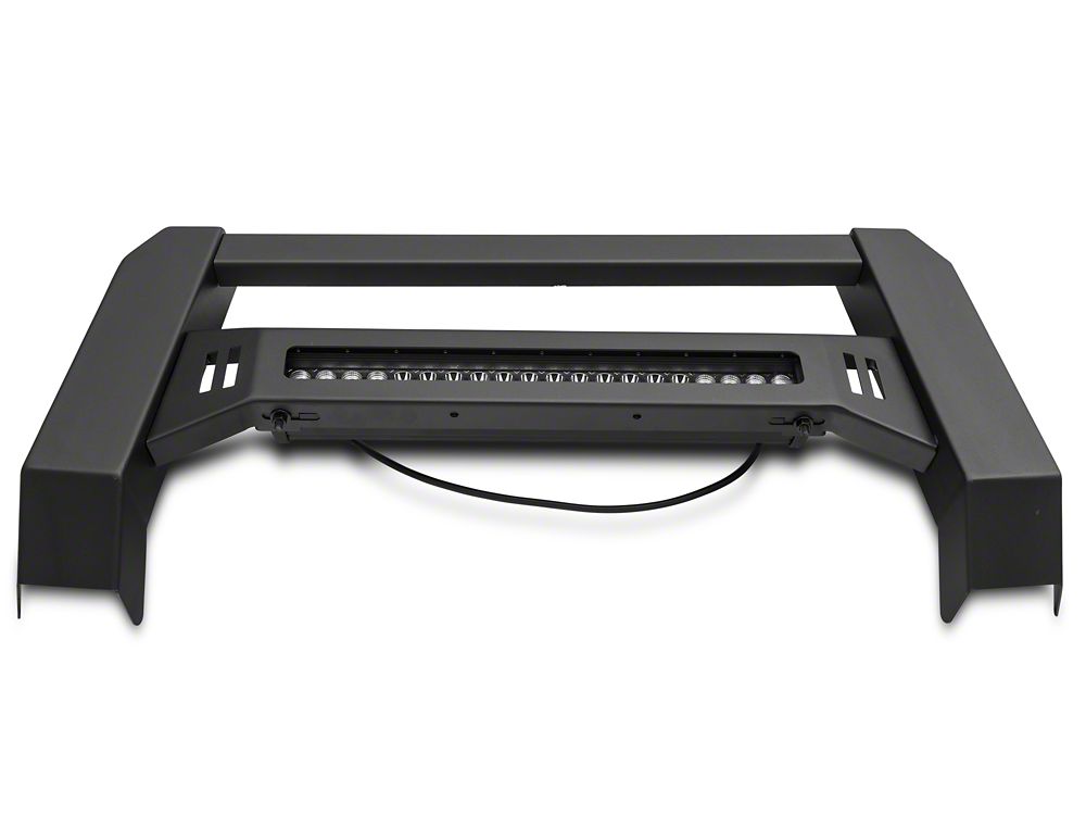 Barricade XHD Bull Bar with Dual Row LED Light Bar; Black (04-25 F-150, Excluding Raptor)