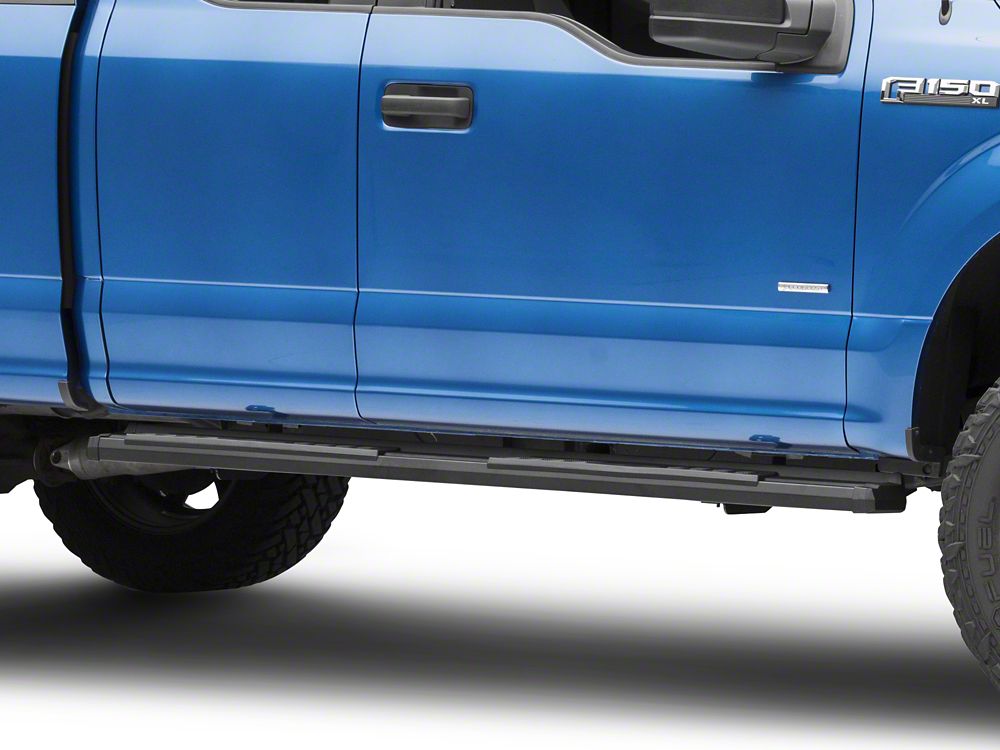 Barricade S6 Running Boards; Black (15-25 F-150 SuperCab, SuperCrew)