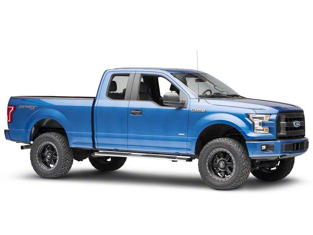 Barricade S6 Running Boards; Stainless Steel (15-25 F-150 SuperCab)