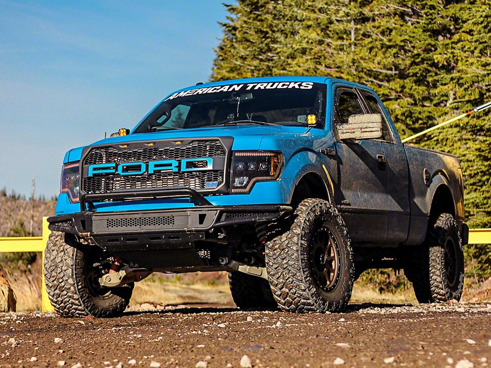 Barricade Pre-Runner Front Bumper with Skid Plate (09-14 F-150, Excluding Raptor)