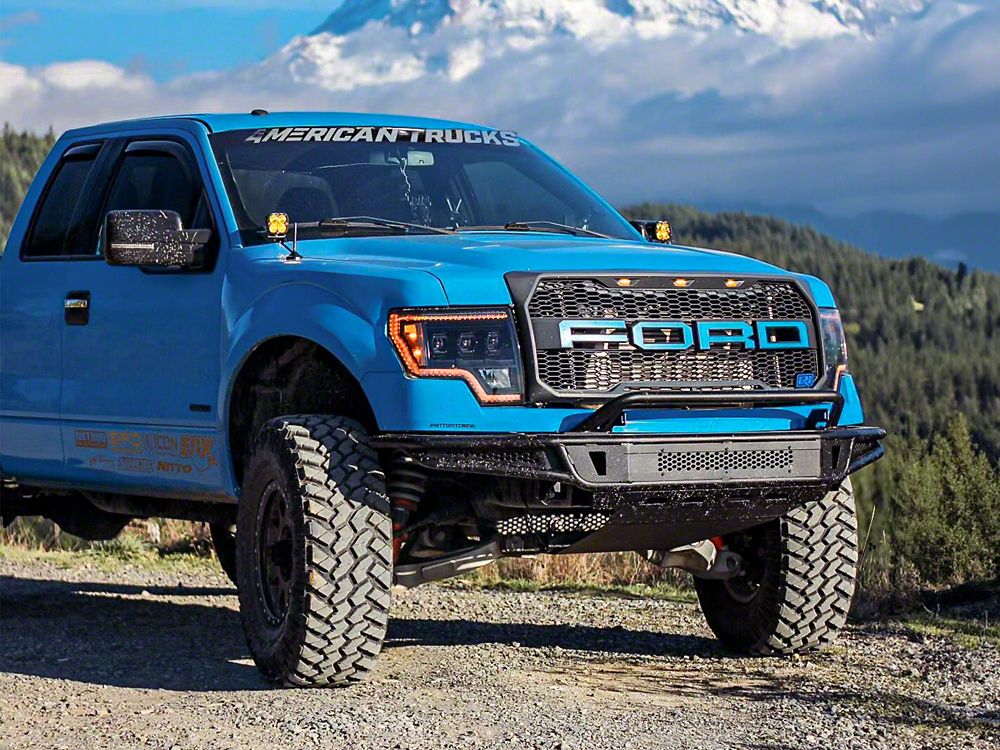 Barricade Pre-Runner Front Bumper with Skid Plate (09-14 F-150, Excluding Raptor)