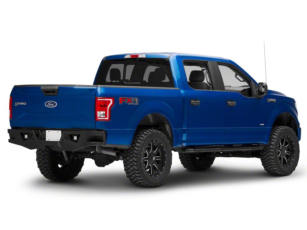 Barricade Extreme HD Rear Bumper with LED Fog Lights for Factory Hitches (15-20 F-150, Excluding Raptor)