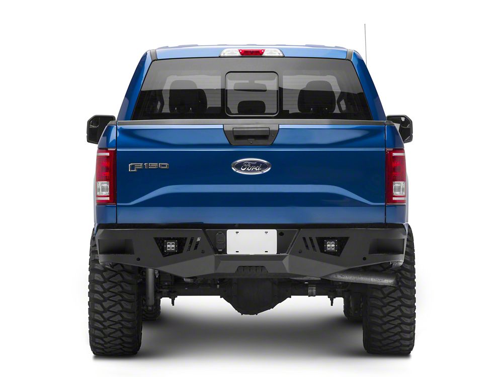 Barricade Extreme HD Rear Bumper with LED Fog Lights for Factory Hitches (15-20 F-150, Excluding Raptor)