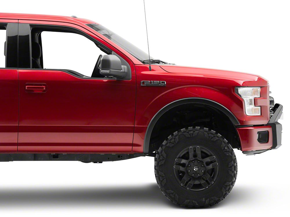 Barricade Stubby HD Front Bumper with Over-Rider Hoop (15-17 F-150, Excluding Raptor)