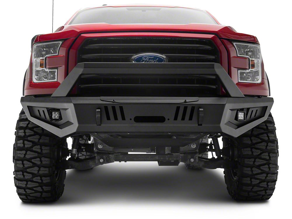 Barricade Aluminum HD Lite Front Winch Bumper with Skid Plate (15-17 F-150, Excluding Raptor)