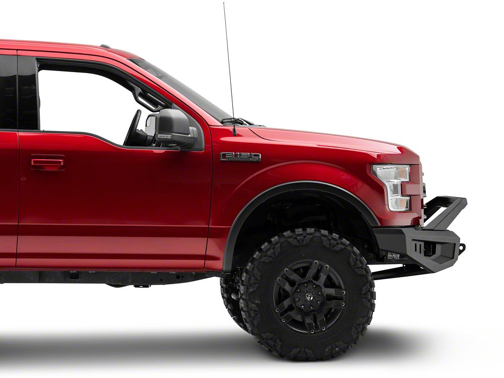 Barricade Aluminum HD Lite Front Winch Bumper with Skid Plate (15-17 F-150, Excluding Raptor)