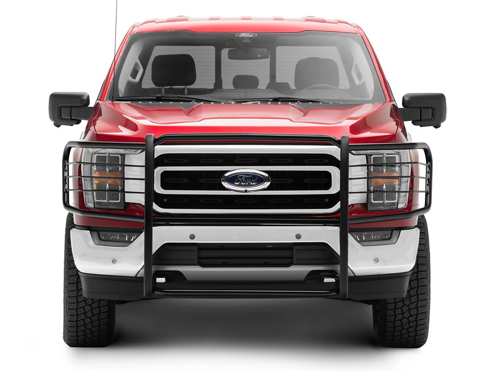 Barricade HD Grille Guard; Black (21-23 F-150, Excluding PowerStroke & Raptor)