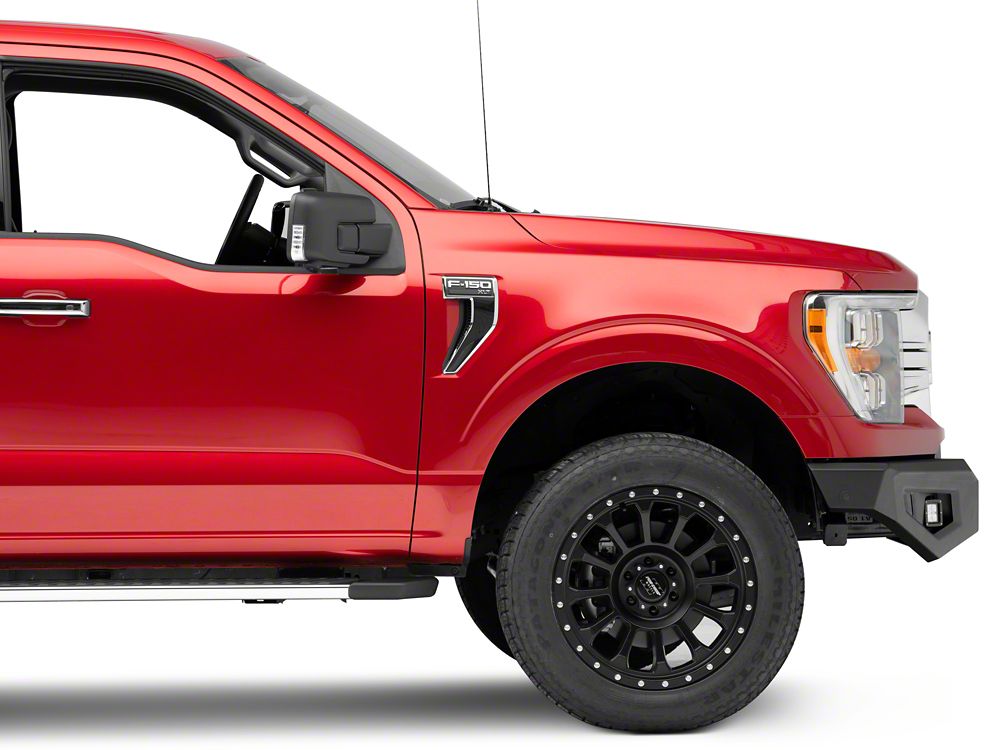 Barricade HD Off-Road Front Bumper with LED Fog Lights (21-23 F-150, Excluding Raptor)