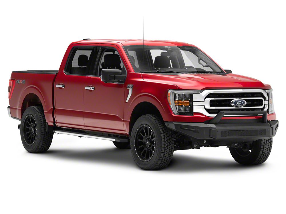 Barricade Extreme HD Modular Front Bumper with LED DRL, Skid Plate and Over-Rider Hoop (21-23 F-150, Excluding Raptor)