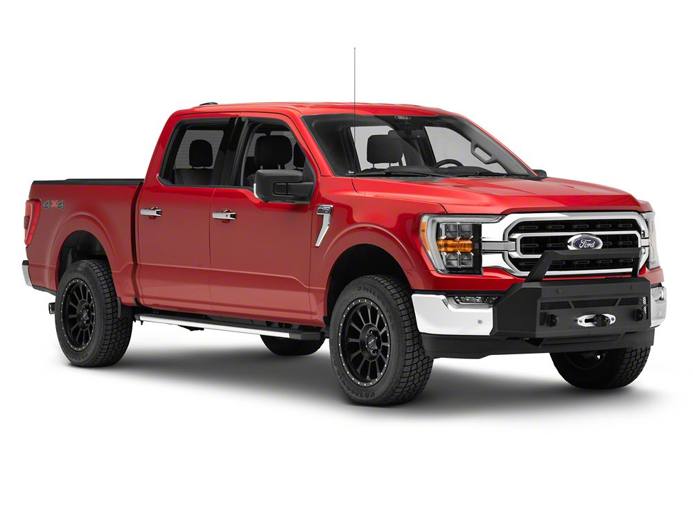 Barricade HD Stubby Front Bumper with Winch Mount (21-23 F-150, Excluding EcoBoost & Raptor)