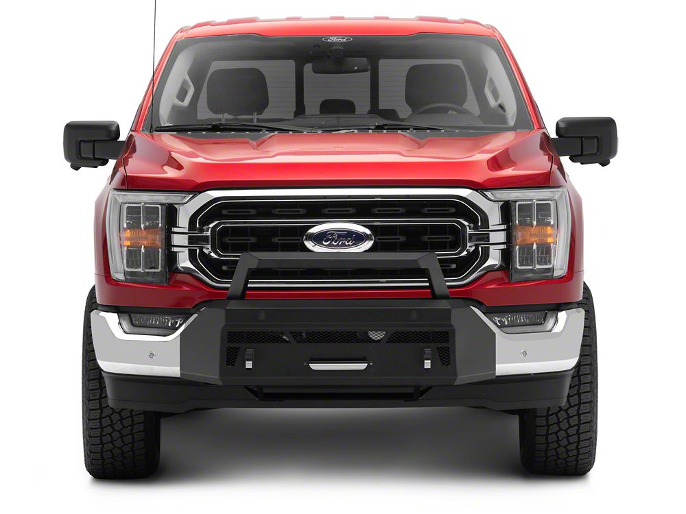 Barricade HD Stubby Front Bumper with Winch Mount (21-23 F-150, Excluding EcoBoost & Raptor)
