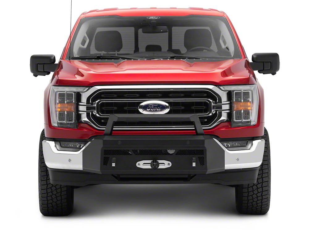 Barricade HD Stubby Front Bumper with Winch Mount (21-23 F-150, Excluding EcoBoost & Raptor)