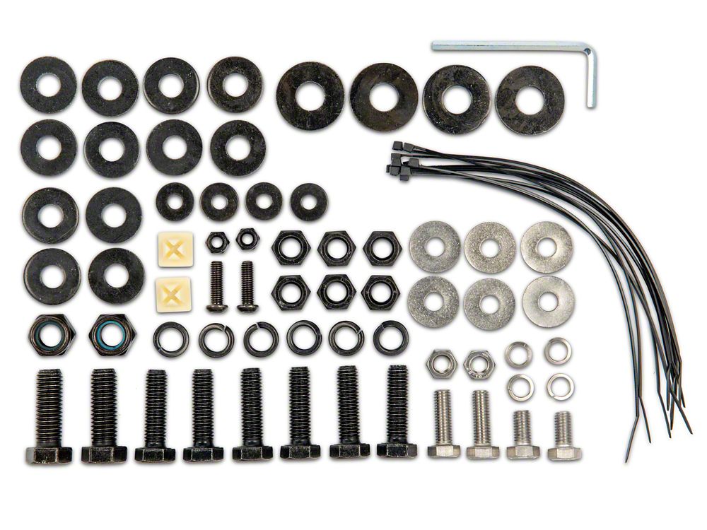 Barricade Replacement Bumper Hardware Kit for T537530 Only (18-20 F-150, Excluding Raptor)