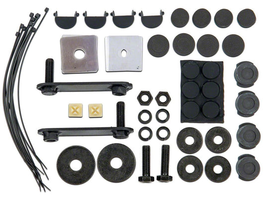 Barricade Replacement Bumper Hardware Kit for T543137 Only (15-20 F-150, Excluding Raptor)