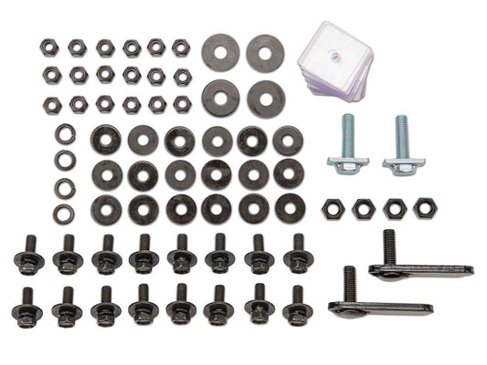 Barricade Replacement Side Step Bar Hardware Kit for T528323-A Only (15-25 F-150 SuperCrew w/ 5-1/2-Foot Bed)