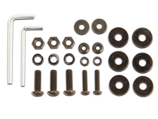 Barricade Replacement ACC Relocation Bracket Hardware Kit for T556100 Only (21-25 F-150, Excluding Raptor)