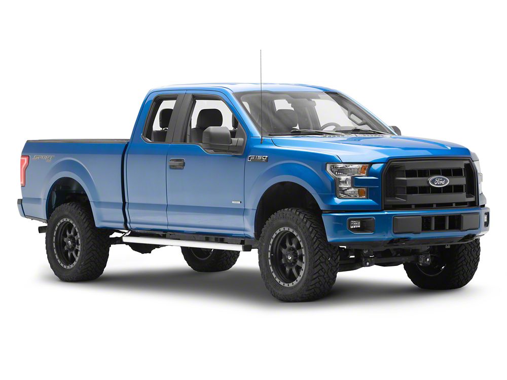 Barricade T4 Side Step Bars; Stainless Steel (15-25 F-150 SuperCab)