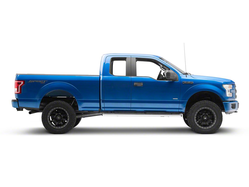 Barricade T4 Side Step Bars; Stainless Steel (15-25 F-150 SuperCab)