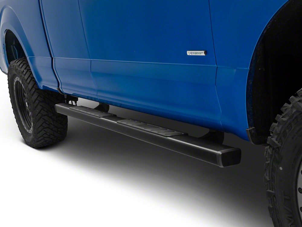 Barricade T4 Side Step Bars; Textured Black (15-25 F-150 SuperCab)