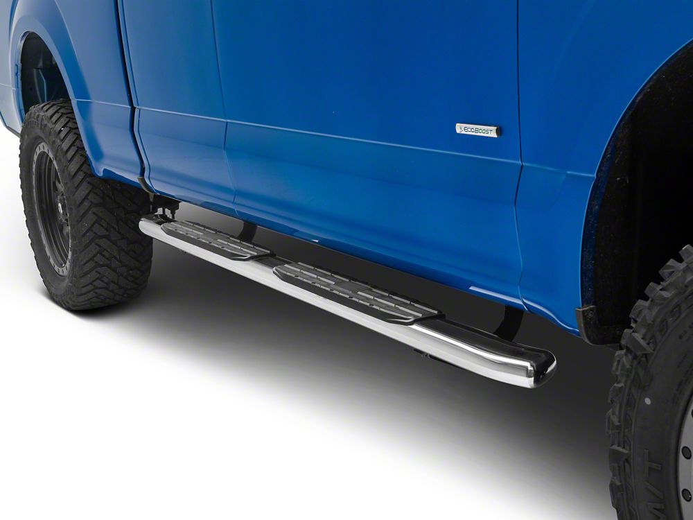 Barricade PNC Side Step Bars; Stainless Steel (15-25 F-150 SuperCab)
