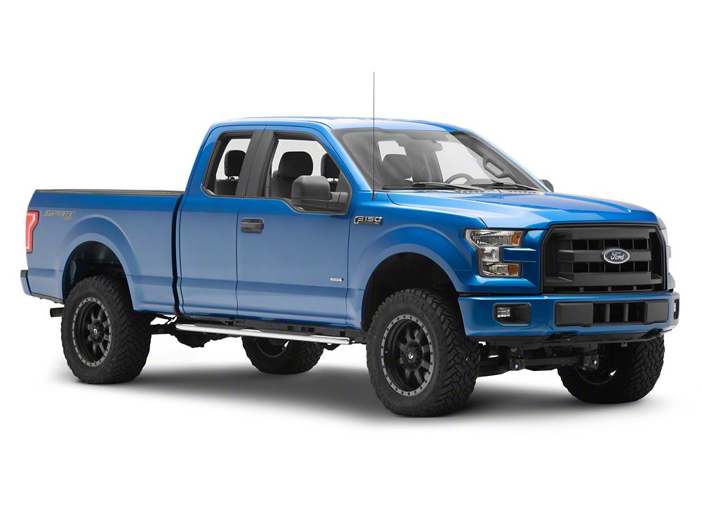 Barricade PNC Side Step Bars; Stainless Steel (15-25 F-150 SuperCab)