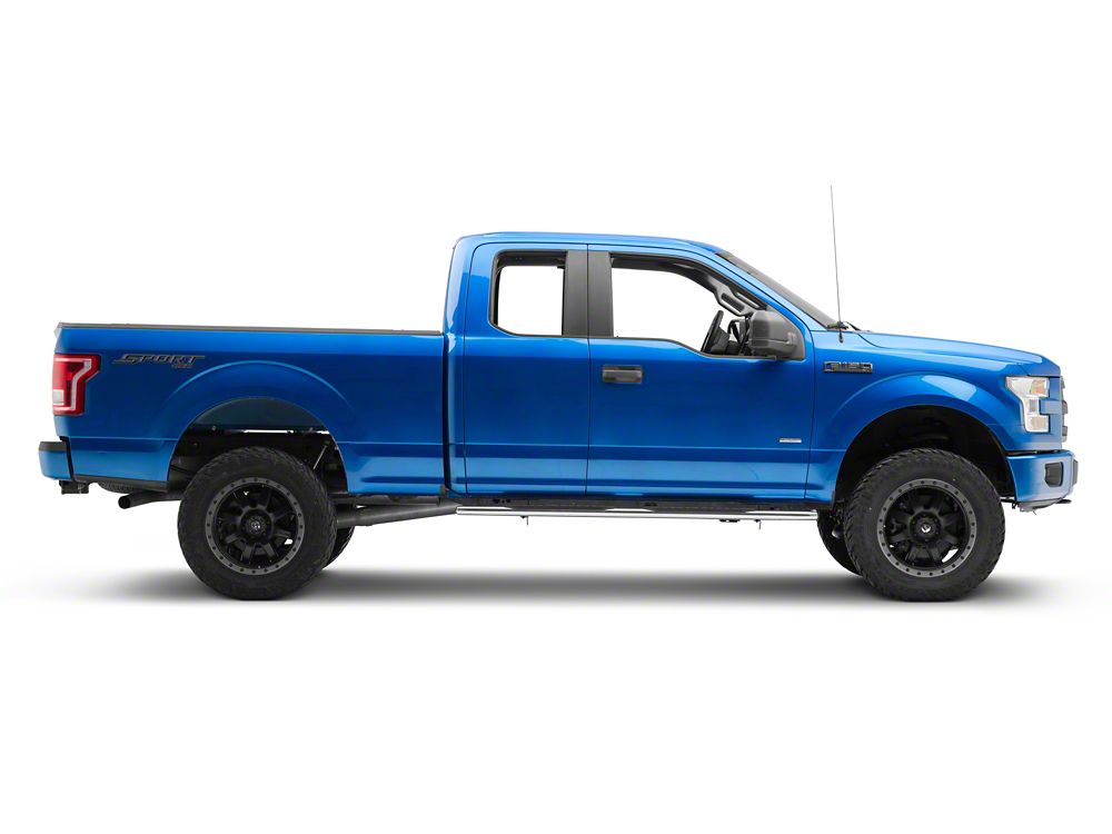 Barricade PNC Side Step Bars; Stainless Steel (15-25 F-150 SuperCab)