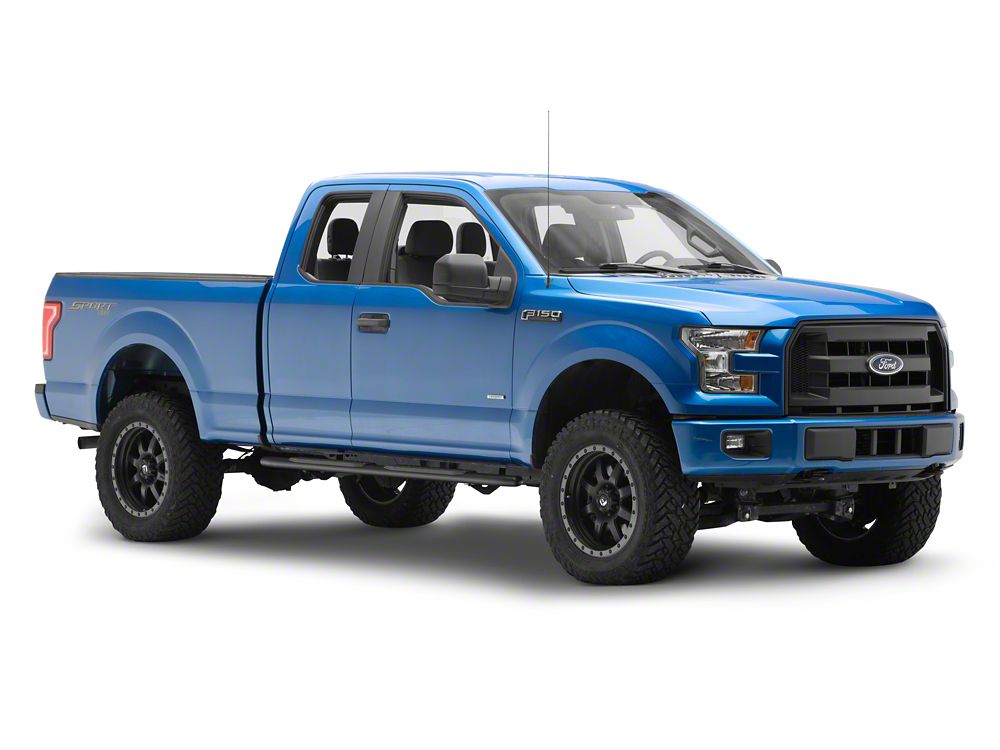 Barricade PNC Side Step Bars; Textured Black (15-25 F-150 SuperCab)