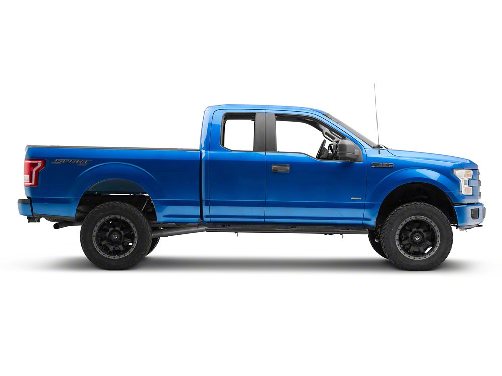 Barricade PNC Side Step Bars; Textured Black (15-25 F-150 SuperCab)